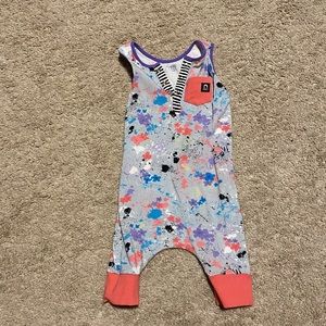 Abstract Floral 18-24 Romper